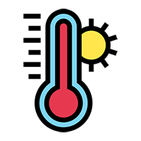 Reduces Temperature